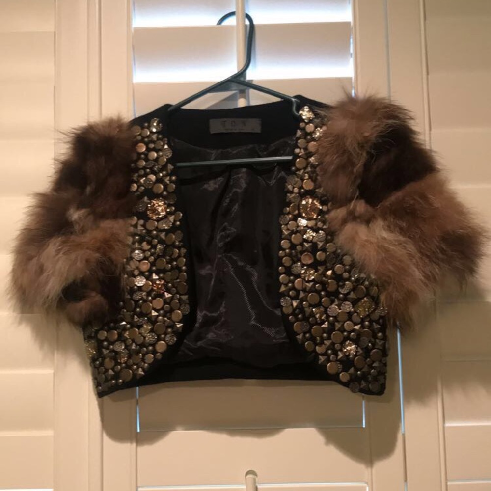 Faux fur vest